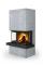 CARA design fireplaces with lifting door | CARA C 02 - Serpentine