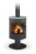 OVALIS T fireplace stoves | OVALIS T 02 - Serpentine