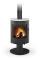 OVALIS T fireplace stoves | OVALIS T 05 - Ceramic