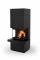 CARA design fireplaces with lifting door | CARA CS N 03 - Steel