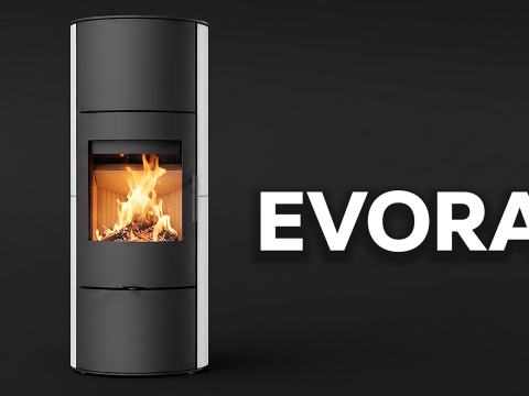 EVORA Fireplace Stoves with MAMMOTH Heat Accumulation