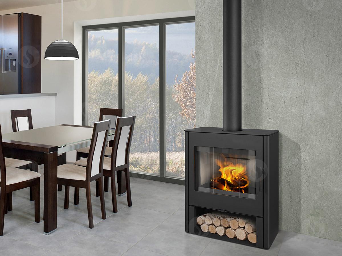 SALEM 03 steel Romotop fireplace stove Romotop