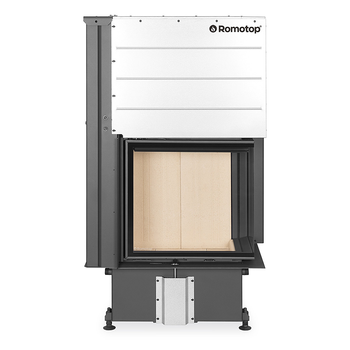 Romotop Fireplace Inserts Impression With Lifting Door And Split
