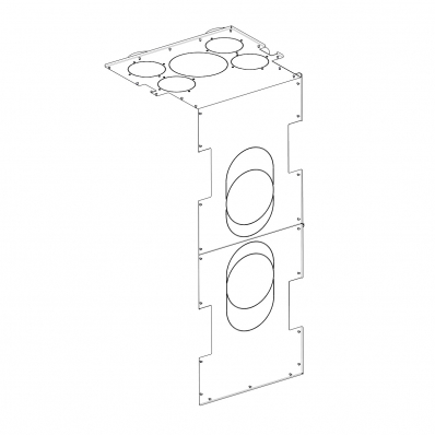 CONVECTION COVER for IMPRESSION C 2G L 67.61.34.21 fireplace insert