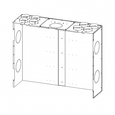 CONVECTION COVER for IMPRESSION 2G L 118.60.01 fireplace insert