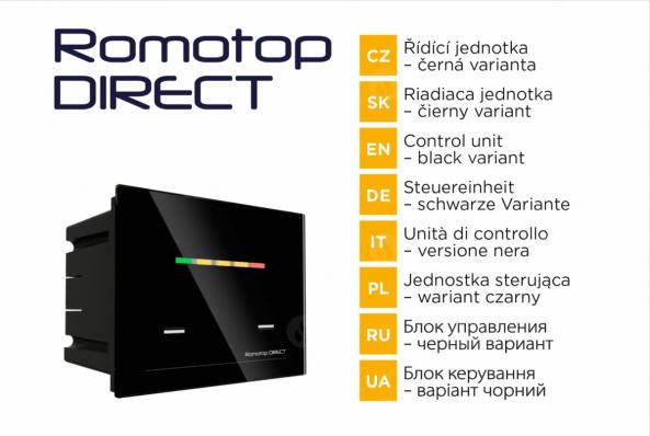 IL REGOLAZIONE AUTOMATICA ROMOTOP DIRECT