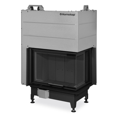 The picture shows the right variant of the fireplace insert.