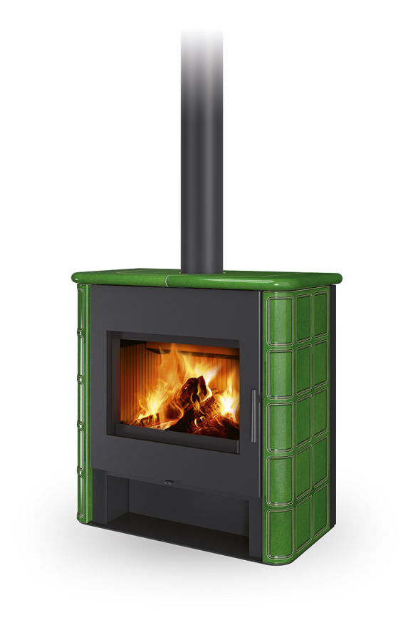 TELDE fireplace stoves with water exchanger and double glazing