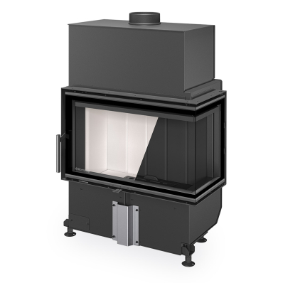 The picture shows the right variant of the fireplace insert.