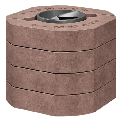 TOP ROMOTOP MAMMOTH ACCUMULATION SET for fireplace inserts with a flue exhaust of 200 mm (AKKUM KV 04B)