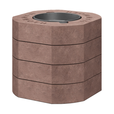 TOP ROMOTOP MAMMOTH ACCUMULATION SET for fireplace inserts with a flue exhaust of 200 mm (AKKUM KV 04FB)