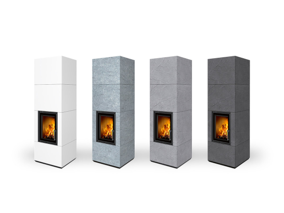 Heat-retaining fireplaces NORDAC