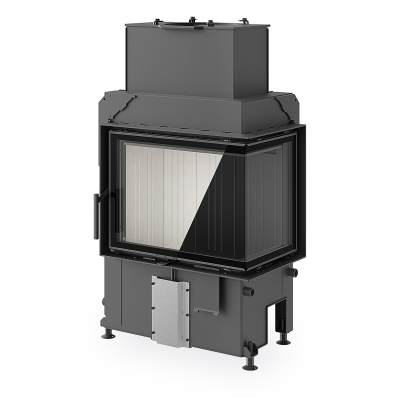 The picture shows the right variant of the fireplace insert.