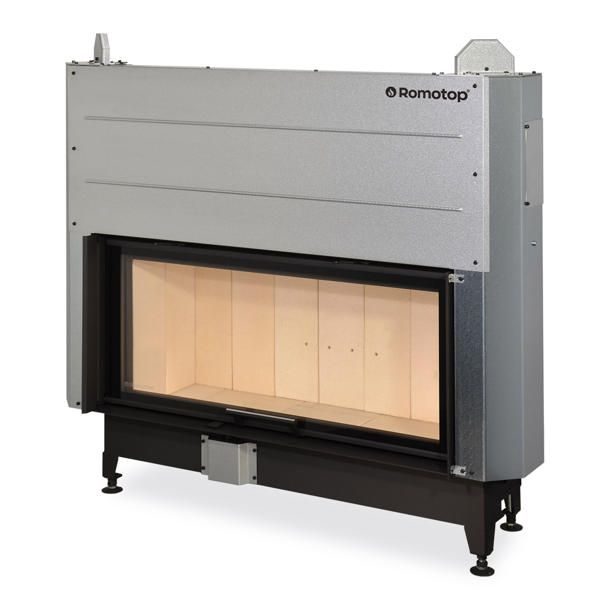 Romotop Fireplace Inserts Heat With Lifting Straight Door Romotop