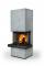 CARA design fireplaces with lifting door | CARA CS 02 - Serpentine