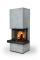 CARA design fireplaces with lifting door | CARA CS 02 - Serpentine