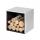 FIREWOOD STORAGE BOX WITH CERAMIC CLADDING (DREV 01)